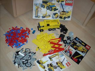 Menge Lego Lego Technik 744 + 853 + 4,5V E Motor + Bauanleitungen