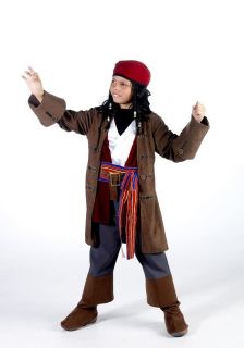 PIRAT Jack Kostüm Jungen Piratenkostüm Fasching Karneval Gr. 140