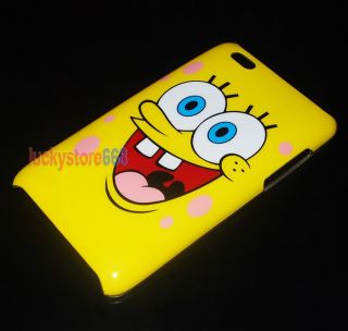 For iPod Touch 3 Gen 3G 3rd iTouch 2 2G 2nd SpongeBob Hard Back Skin
