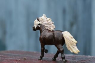 Schleich Pferd repainted / Repaint, Cust, Isländer
