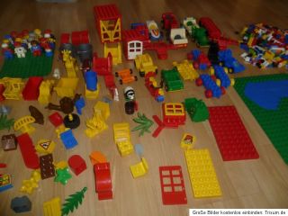 Riesen Paket LEGO DUPLO Figuren + LEGO QUATRO + LEGO   Fahrzeuge