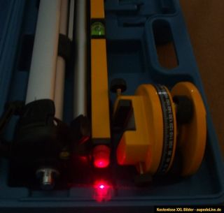 Laser Wasserwaage KH 4008 mit Stativ, Nivellierteller und