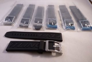 This lot is for a Black Breitling Rubber Diver Pro Strap, fitted with