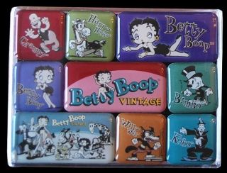 Betty Boop Kuehlschrank MAGNETE Rockabella Fridge Set Vintage Style