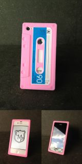 iPhone 4 Hülle Kassette Case Cover Etui Retro Cassette Schutzhülle