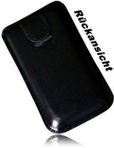 Neu Handytasche Ledertasche Magnetic Tasche Schwarz LG Optimus 4X HD