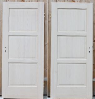 Zimmertür Innentür Tür Türblatt Fichte Holztür 860x1985mm weiß