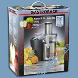 Gastroback Design Multi Juicer 40127 Entsafter Saftpresse