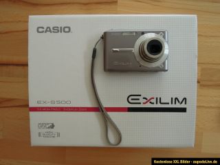 Casio EXILIM CARD EX S500 5.0 MP Digitalkamera   Grau