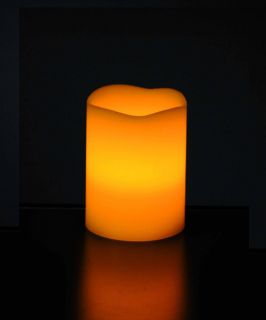 LED Kerze Echtwachskerze Lampe Stumpenkerze Deko Licht Ledlampe