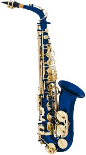 DiMavery Altsaxophon SP 30 Eb blau mit Koffer