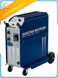 Elektra Beckum Schutzgas Schweißgerät MIG/MAG 250/60 XT inkl. 15 kg