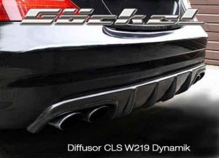 CLS C219 W219 Heck Diffusor für AMG Stylingpaket li re mit Endrohre 3