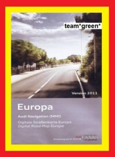 AUDI DVD EUROPA MMI 2G 2011 4E0 060 884 CC 4E0060884CJ
