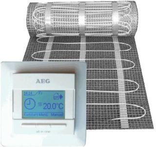 elektrische Fußbodenheizung mit Thermostat AEG FRTD 903