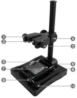 Stativ Standfuß Universal Halterung für USB Mikroskop Kamera