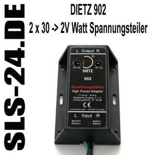 DIETZ 902 Spannungsteiler High Low Converter Adapter