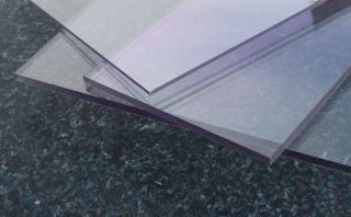 Polycarbonat Lexan Platte klar 1220 x 915 x 0,5 mm Plaque