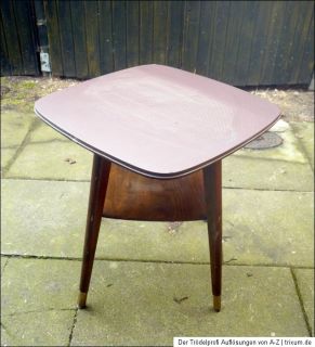 Tisch mit drehbarer Tischplatte Rockabilly 50er Jahre Kaltenkirchen