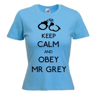 Ladies Womens 50 Shades Of Grey Mr Grey Christian Grey T Shirt Top S