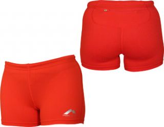 Ladies More Mile Sports & Fitness Running Racer Knicker Short MM911Red