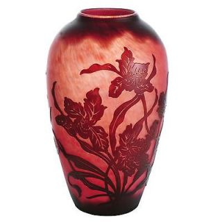 Meyda Tiffany Victorian Floral Nouveau Galle Day Lily Vase 14144