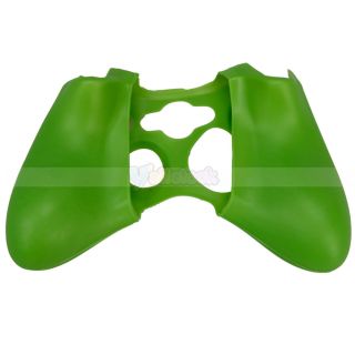 New Silicone Cover Case Skin for Xbox 360 Controller Green