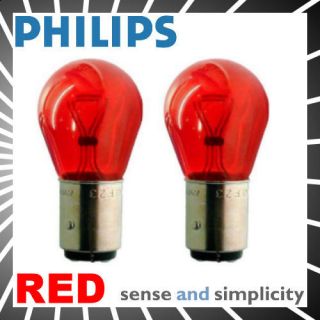 PR21/5W BAW15d Signallampe Rot Red 2erSet PHILIPS 12495
