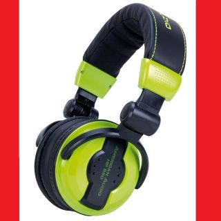 American Audio HP 550 Lime DJ Kopfhörer / mit Tasche und Adapter