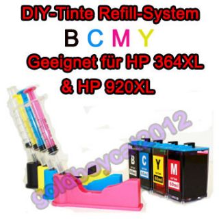 für HP 364, HP 364XL, HP 920, HP 920XL,4 color(BCYM),60ml ink
