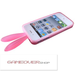 Bunny Case Hülle Cover Hase Häschen Bumper Tasche für iPhone 4 4G