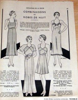 Dimanches de la Femme, Modezeitschrift 15 Novembre 1936