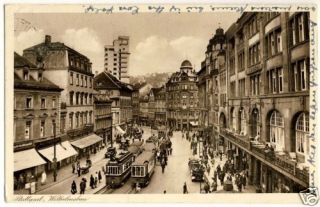 STUTTGART Wilhelmsbau / Tram * AK um 1920