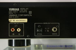 Yamaha CDX 930 Highend CD Player +1Jahr Gewährleistung