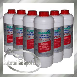 6x 1500ml Algorex Kühlerfrostschutz SF PLUS Antifreeze Frostschutz (2