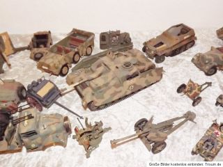Konvolut an Wehrmacht Fahrzeuge ect., Italeri ? 135, für Sammler und