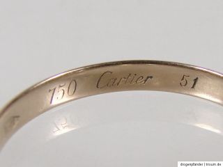 CARTIER TRINITY DREIERRING (Gr. 51) 750er GOLD