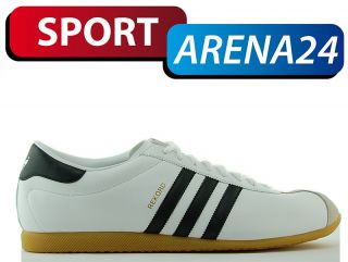 Adidas Rekord Sneaker Gr.48 2/3 Weiß Leder Schuhe NEU