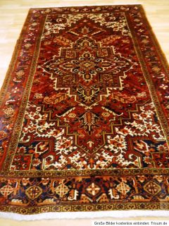 50 Jahre Antiker alter Heriz TOP TEPPICH Old Rug TURKMEN Carpet