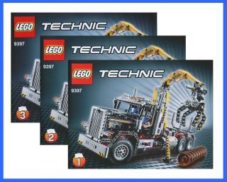 LEGO BAUANLEITUNG 9397 Technic Technik LKW Logging Truck