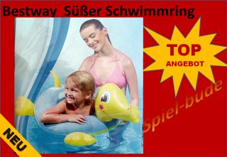 Bestway Schwimmring Schwimmreifen Pool Schildkröte 61 cm phthalatfrei