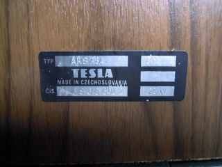 Lautsprecher Tesla ARS 754 ca. 1960 Holzgehäuse Filmvorführgerät
