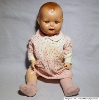 Uralt Masse Puppe Baby Babypuppe 102/9 60 cm um 1930 original