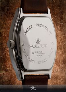 POLJOT Kaliber 26668 Tonneau Russian mechanical watch montre russe