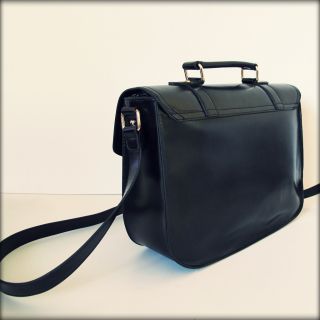 Satcheltasche Schoolbag Schultasche retro 70er Oldschool London Design