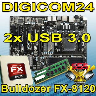 FX 8120 8x3,10GHz+8GB DDR3+2x USB3.0 Asrock 970 Extreme3