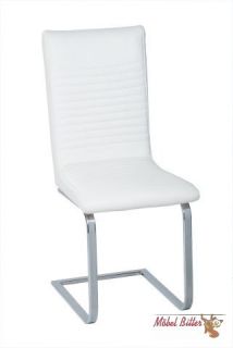 Freischwinger=Set, Stuhl, Stühle R1974 11 PU Leder Weiß