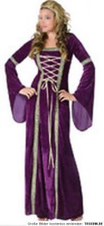 Gothic Kleid Kostüm Mittelalter Gewand, Kleid lila