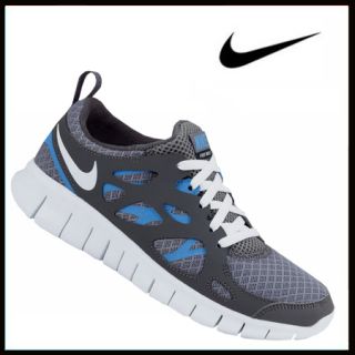 Nike Free Run 2.0 GS Kids grey/blue/white (006)