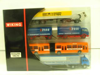 Wiking 1:87 Werbemodelle 1982/83 Nr. 198301   4 Modelle (SZ 3501